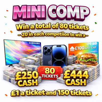 Mini Draw 1 - Win 80 TICKETS