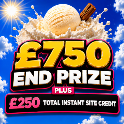 £750 End prize + £250 in Instant Wins – Scratch to Reveal