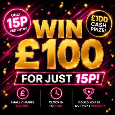 Win £100 for 15p