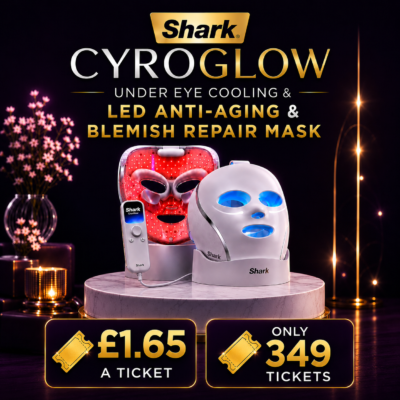 Shark CryGlow Under Eye Cooling & LED Anti-Aging Blemish Repair Mask
